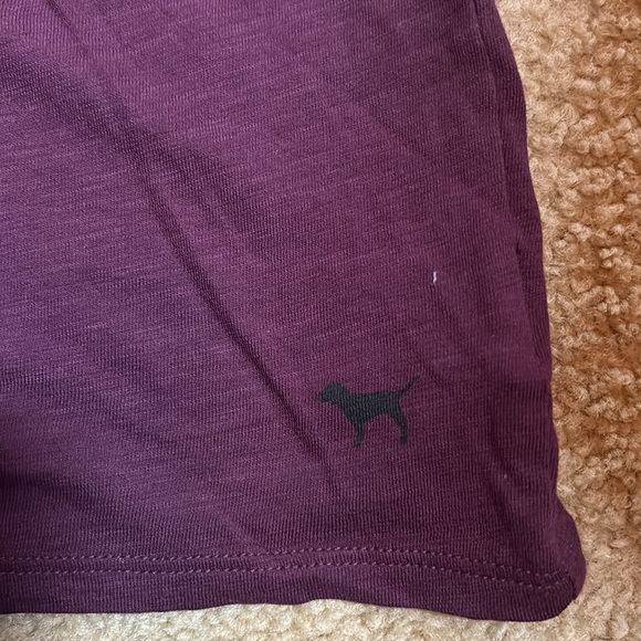 Pink Victoria’s Secret deep V plum shirt - Picture 2 of 3